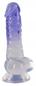 Preview: Crystal Clear Dildo with balls