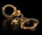 Mobile Preview: FFS Gold Metal Cuffs