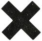 Preview: Glitzer Nippelsticker in X Form 1
