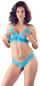 Preview: Blaues Soft BH und Slip Set_2