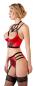 Preview: Rotes Bustier mit Straps-Slip_1