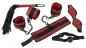 Preview: Fesselset rot/schwarz