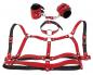 Preview: Bad Kitty Harness Set rot
