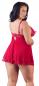 Mobile Preview: Rotes Spitzen Babydoll 3
