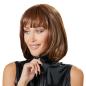 Preview: Braune Bob Perücke mit Pony Preview: Braune Bob Perücke mit Pony