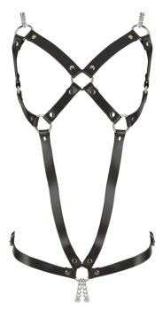 Leder Harness 2 Ketten S-L