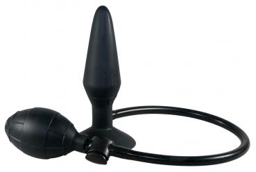 True Black inflatable Analplug