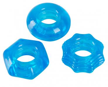 Stretchy cock ring set 3 pcs.
