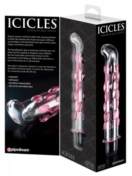 Icicles No. 19 Clear/Pink
