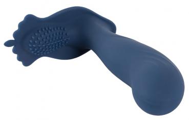 Vibrating butt plug with nubs