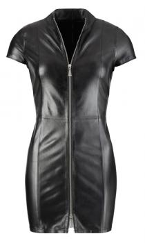 Leder Minikleid XL