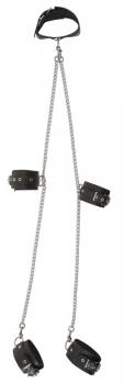 Leder All-Over-Fessel