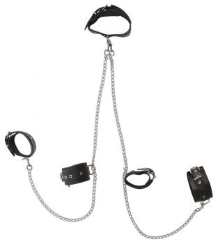Leder All-Over-Fessel