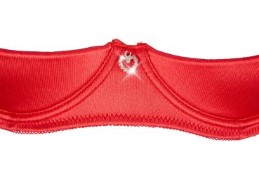 Rotes Hebe, Strapsgurt und String Set_det