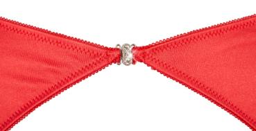 Rotes Hebe, Strapsgurt und String Set_det_1
