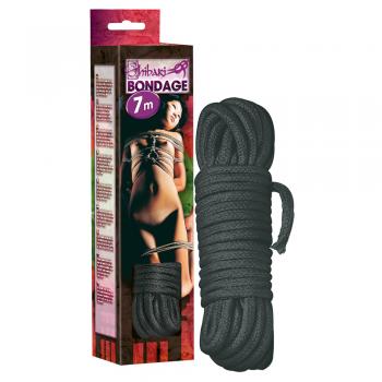 Seil schwarz 7 m