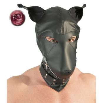 Lederimitat Dog Mask S-L