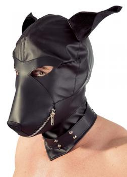 Lederimitat Dog Mask S-L