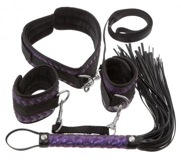 Fessel Set lila/schwarz