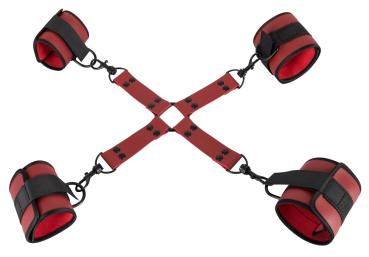Fesselset rot/schwarz