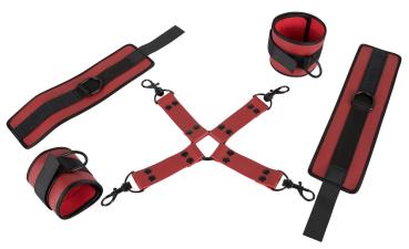 Fesselset rot/schwarz