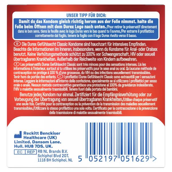 Durex gefühlsecht 3er