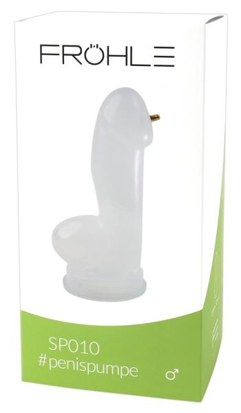 Realistischer Peniszylinder XL transparent Realistischer Peniszylinder XL transparent