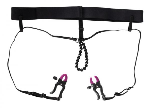 BK pearl string&silicone clamp BK pearl string&silicone clamp