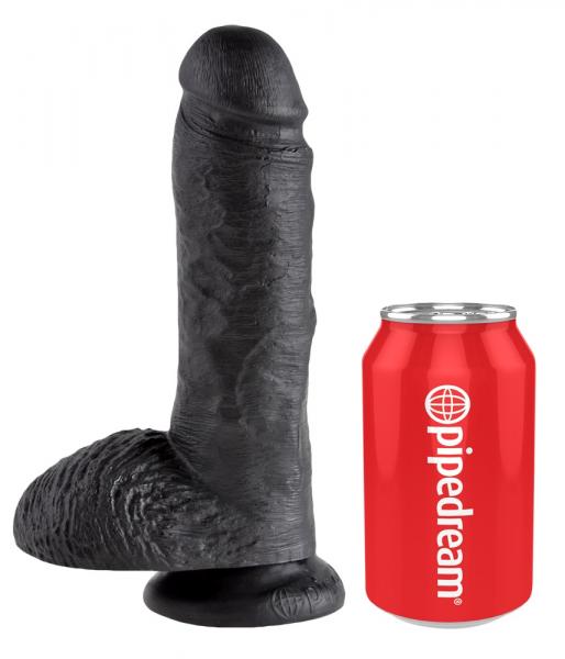 King Cock 8 Cock w balls dark