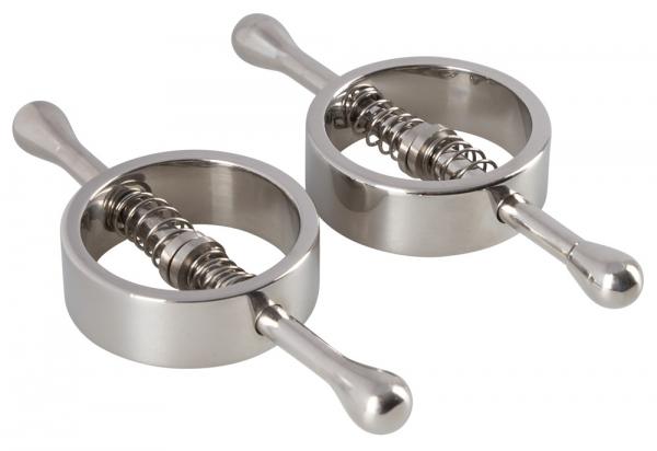 Gefederte Nippelklemmen