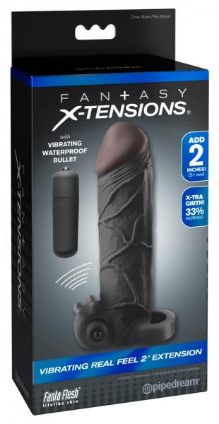 Vibrating Real Feel 2" Extension Vibrating Real Feel 2" Extension