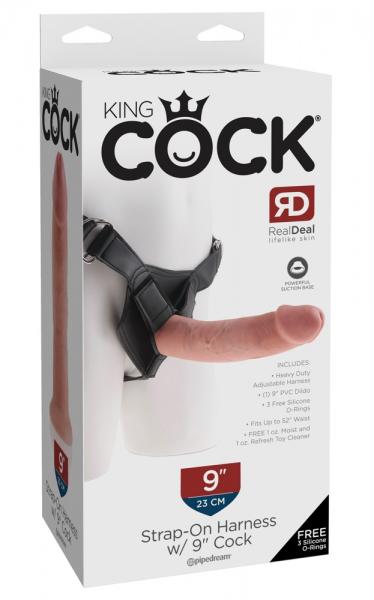 Strap-on Harness with 9 Inch Cock Strap-on Harness with 9 Inch Cock