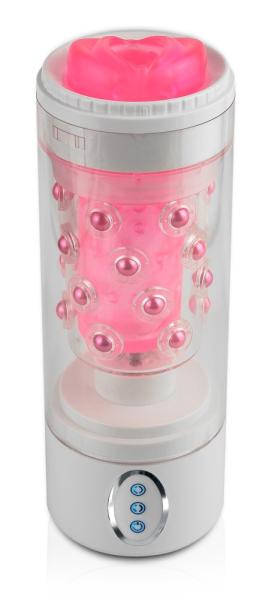 PET Roto-Bator Pussy White/Pin PET Roto-Bator Pussy White/Pin
