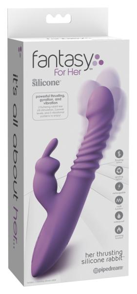 her thrusting silicone rabbit her thrusting silicone rabbit