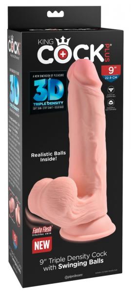 Triple Density Cock with Swinging Balls Triple Density Cock with Swinging Balls