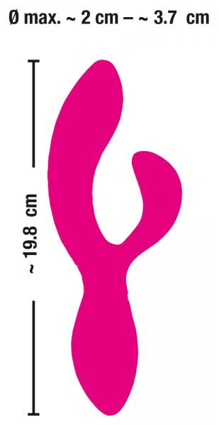 Sweet Smile Bendable Rabbit Vibrator 10 Sweet Smile Bendable Rabbit Vibrator 10