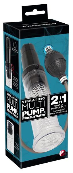 Vibrating Multi Pump & Masturbator Vibrating Multi Pump & Masturbator