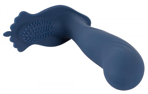 Vibrating butt plug with nubs