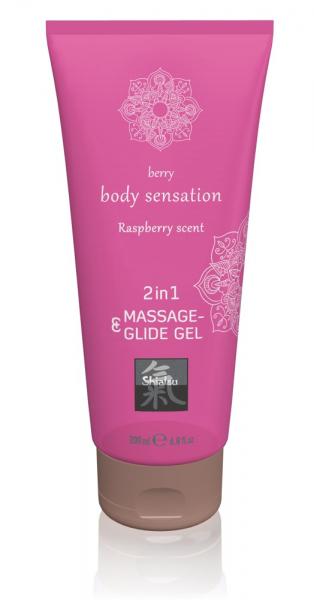 Massage & Glide Gel 2in1 Raspberry Scent Massage & Glide Gel 2in1 Raspberry Scent
