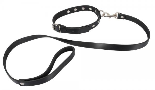 Leder Halsfessel und Leine