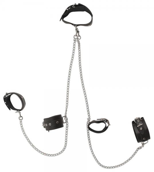 Leder All-Over-Fessel