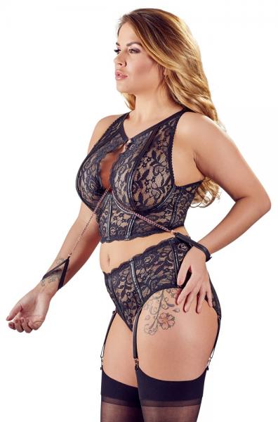 Bügel-Bralette und Straps-Slip - 1 Bügel-Bralette und Straps-Slip - 1