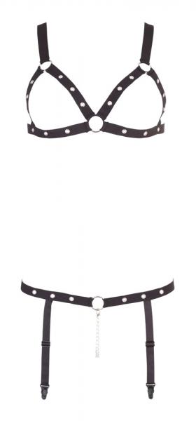 BK Riemenbikini S-L schwarz