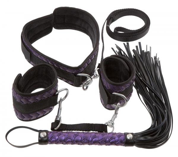 Fessel Set lila/schwarz Fessel Set lila/schwarz
