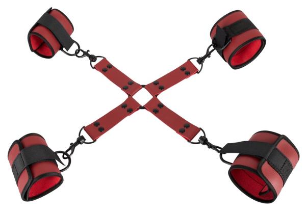 Fesselset rot/schwarz