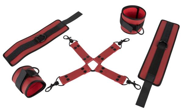 Fesselset rot/schwarz