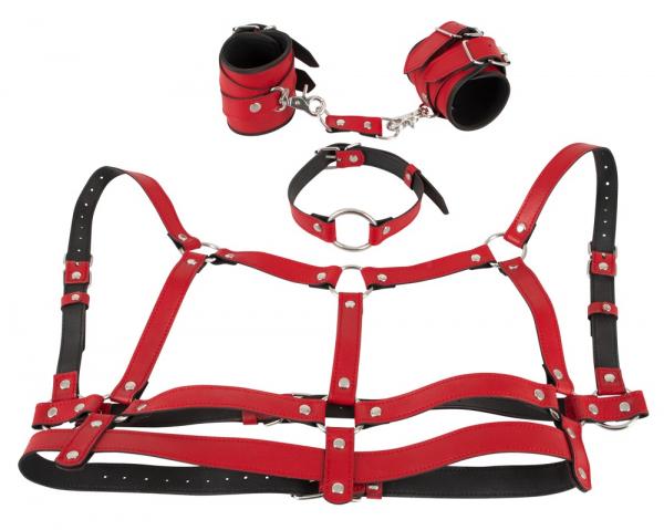 Bad Kitty Harness Set rot