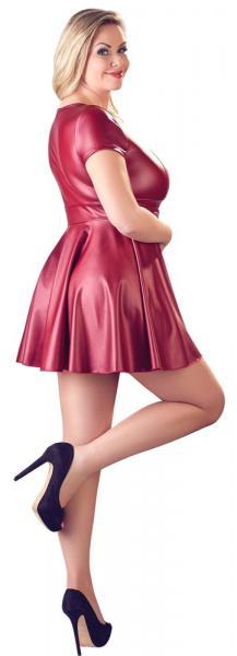 Minikleid mit Zierschnalle und Gürtel 2
