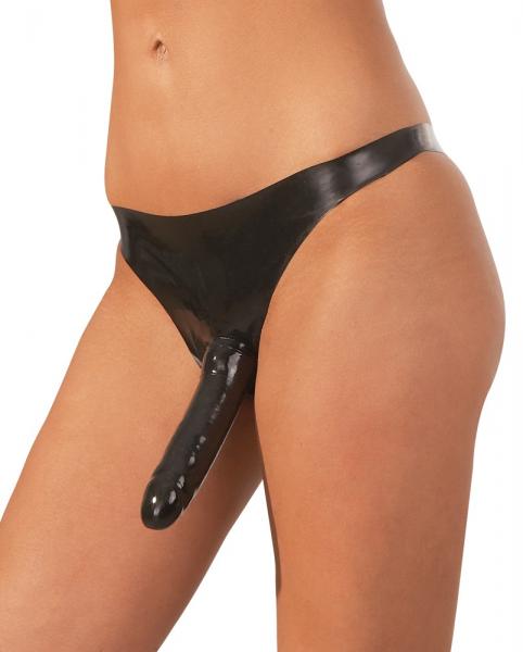 Latex Slip schwarz S-L