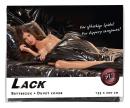 Lack Bettdecke schwarz
